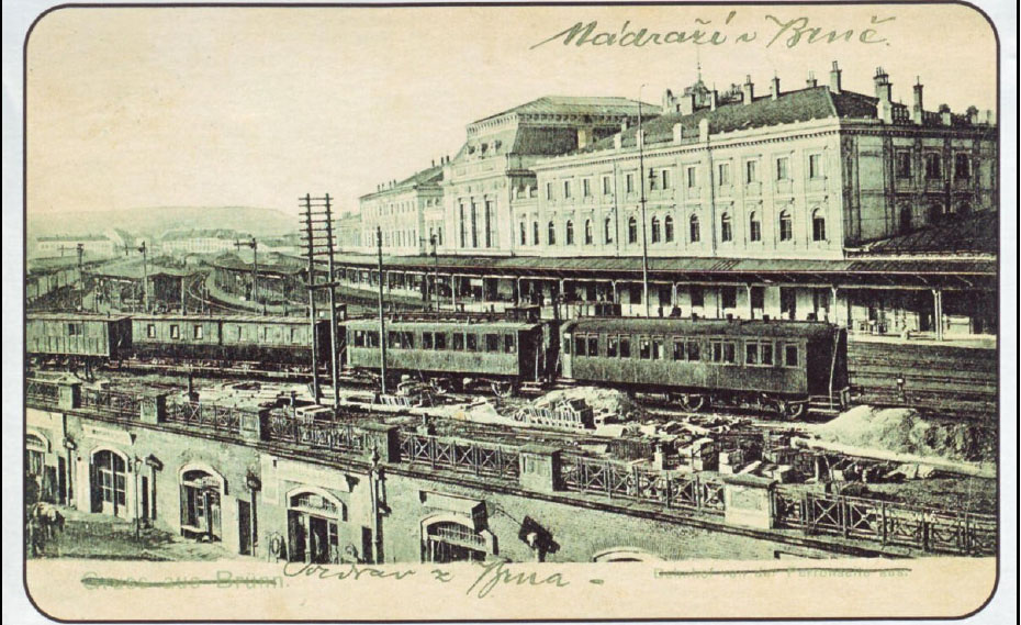 Brněnské nádraží kolem roku 1905