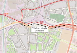 Přeložení šaliny Olomoucká