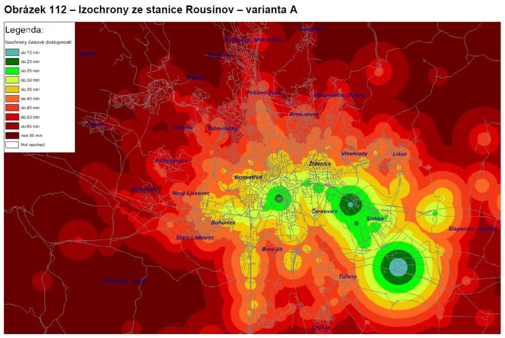 Izochrony Rousínov