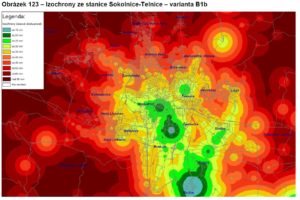 Izochrony Sokolnice