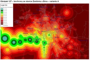 Izochrony Zastávka
