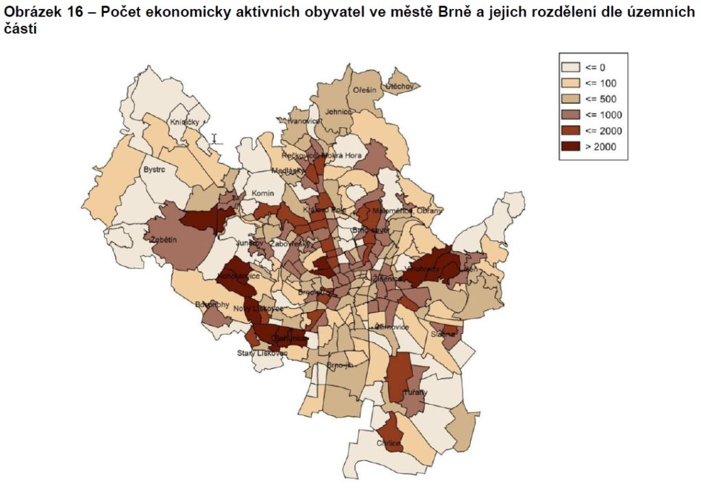Ekonomicky aktivní Brňané