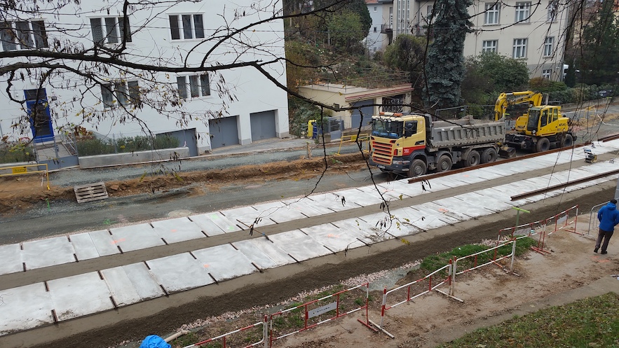 Rekonstrukce ulice Údolní na podzim 2018