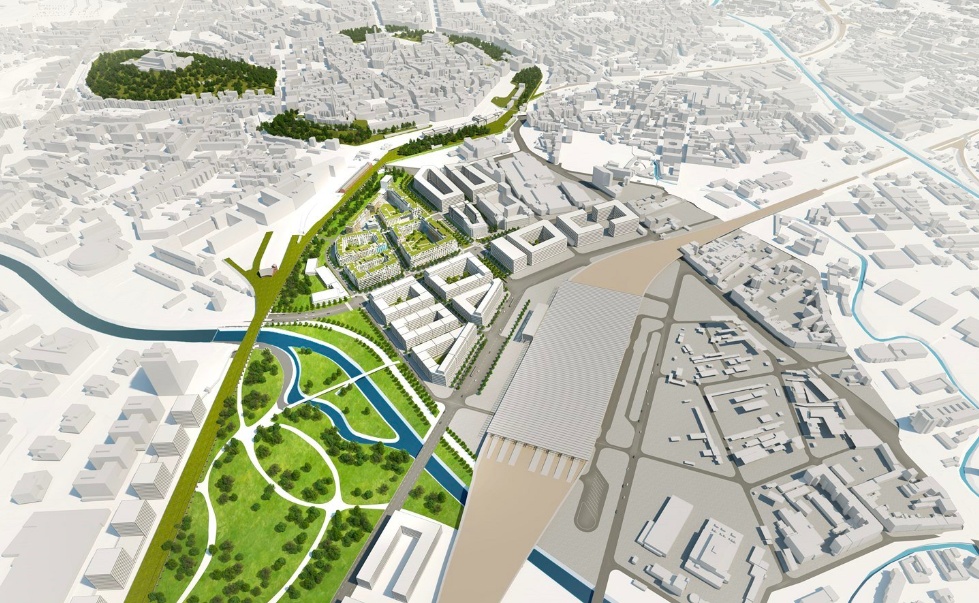Základní koncepce nového brněnského nádraží a jižní čtvrti Brna