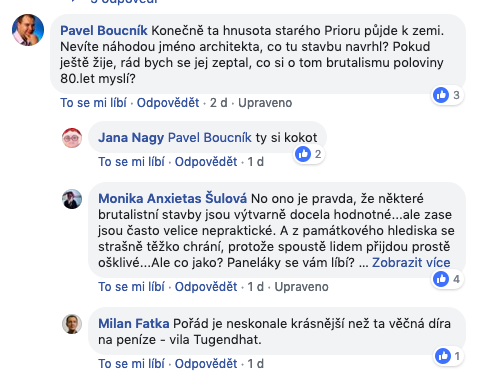 Debata nad zbouráním OD PRIOR v Brně