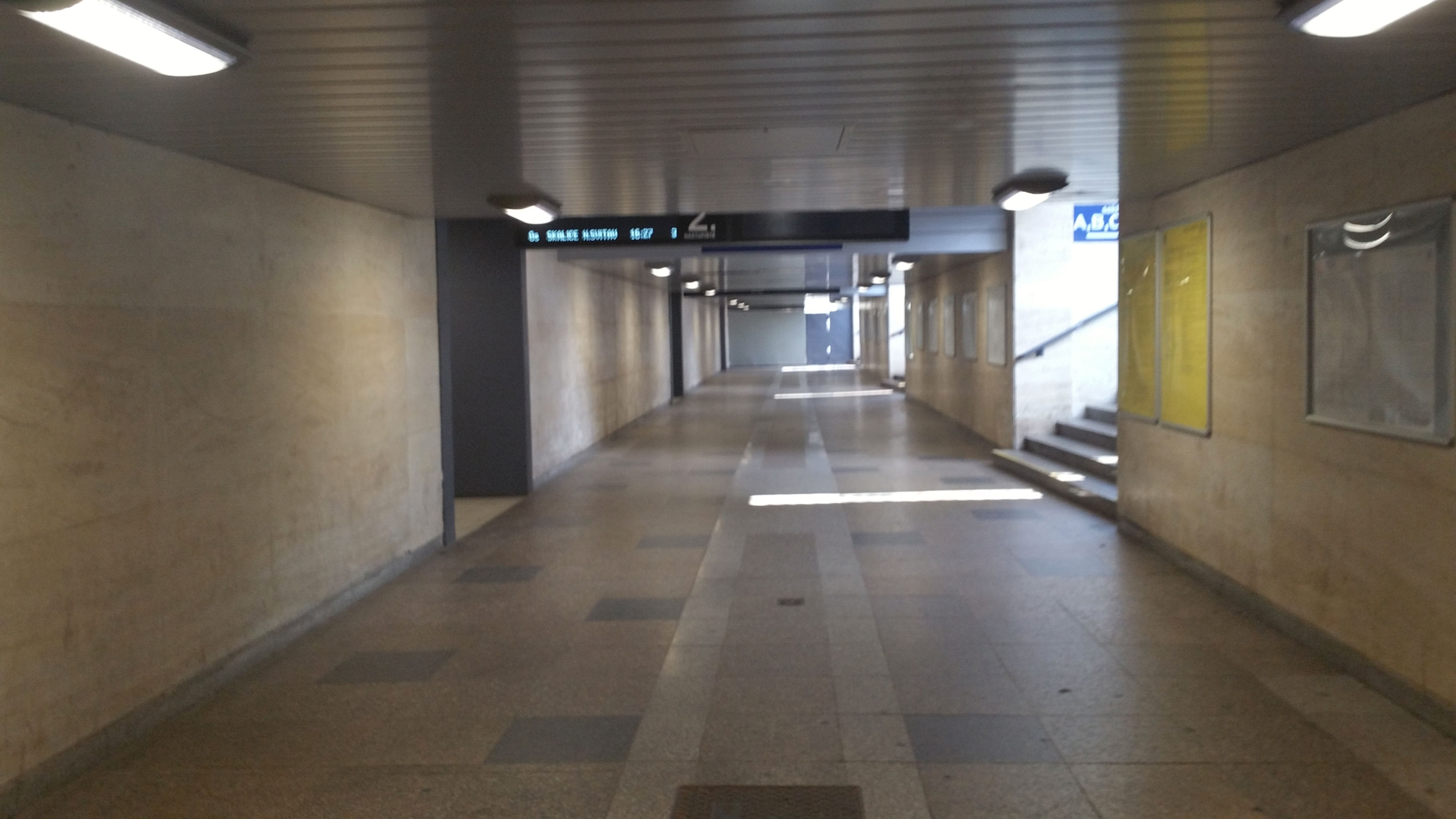 Podchod pod Horním nádražím v Brně