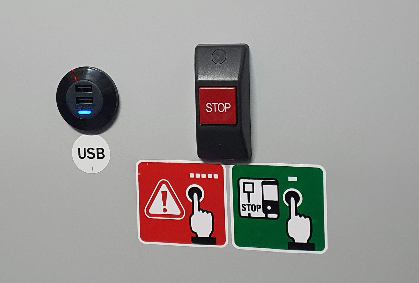 USB napájení v autobusech v Brně
