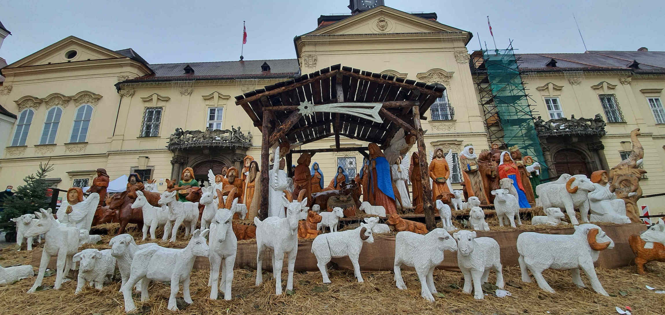 Halouzkův betlém na Dominikánském náměstí v Brně