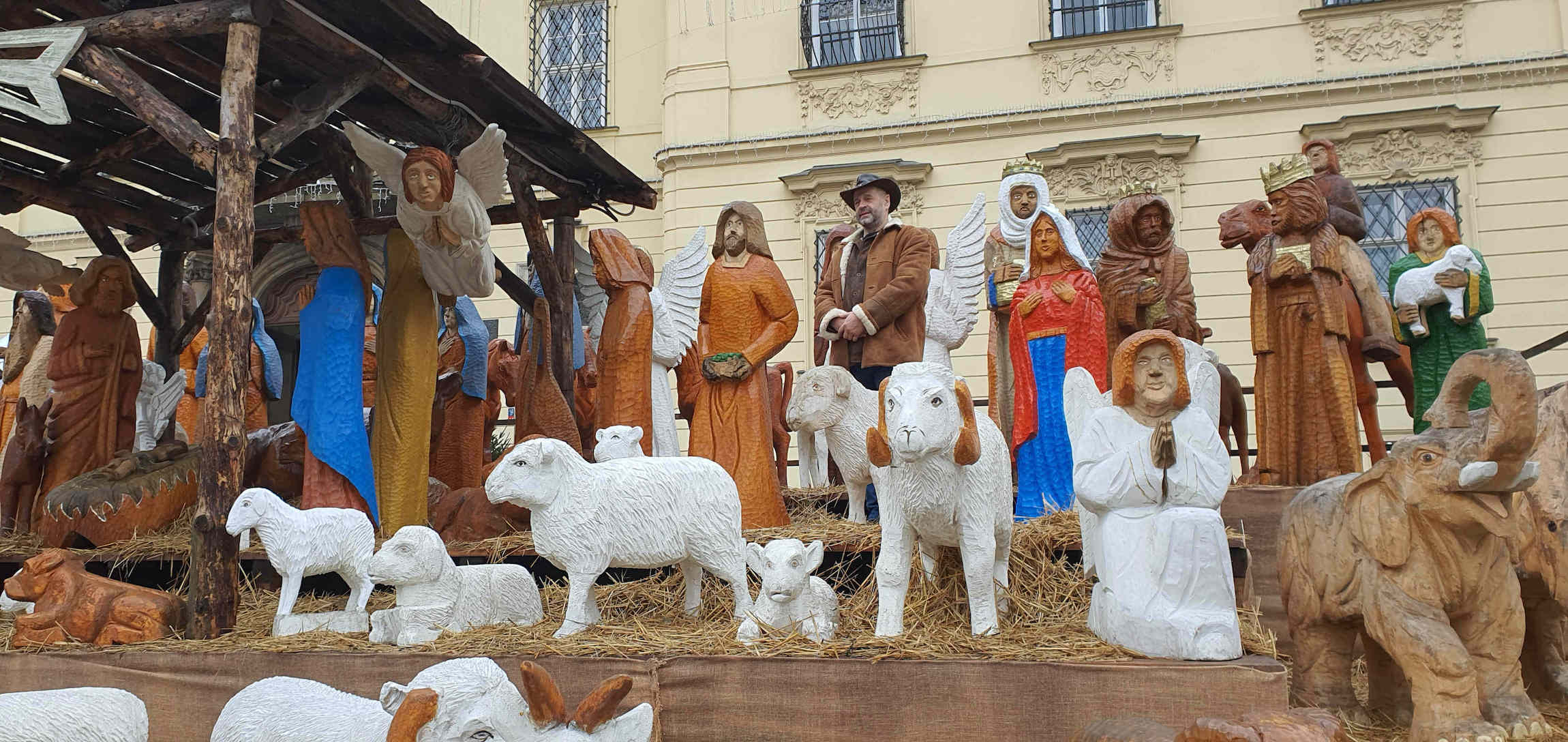 Halouzkův betlém na Dominikánském náměstí v Brně