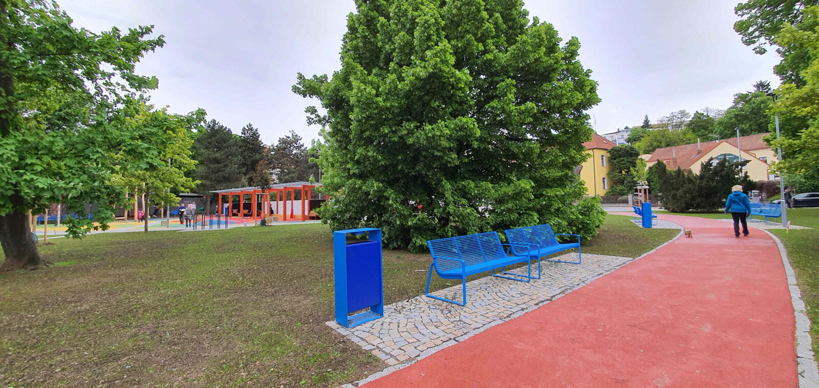 Nový park na Palackého náměstí v Brně