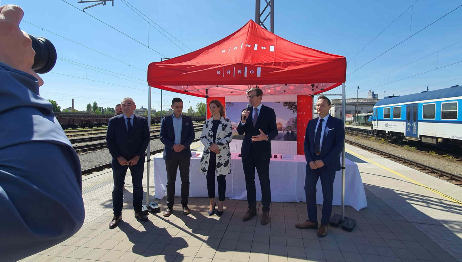 Podpis memoranda o spolupráci při výstavbě nového brněnského nádraží