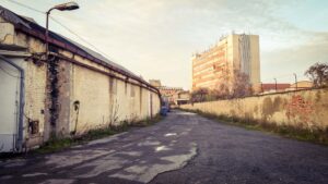 Plánovaná původní trasa Nové městské třídy, listopad 2017