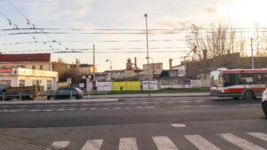 Plánovaná původní trasa Nové městské třídy, listopad 2017