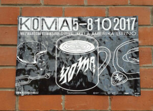 Z festivalu komiksů KOMA2017, který se konal v bývalém nádražním skladu v Brně