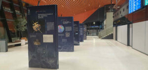 Nádraží Brno Královo Pole při cestě do vesmíru