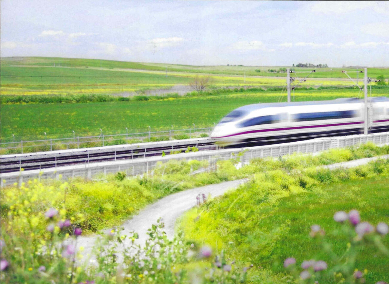 Vysokorychlostní cestování v České republice - ilustrační obrázek Správy železnic.