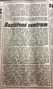 Brněnský večerník z 29. října 1992: Jakou cestou se vydat?