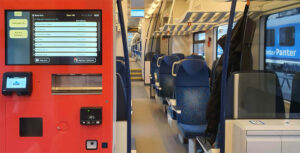 Validátoy (prodejní automaty) na jízdenky IDS-JMK