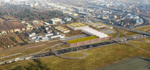 Vizualizace terminálu VRT Brno- Vídeňská. Územní studie umístění