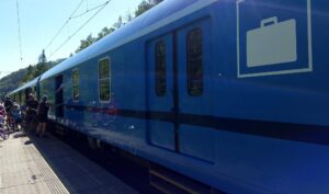 Nakládka kol do služebního vozu