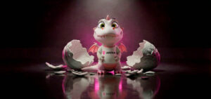 Brněnský dráček > oficiální maskot T ARENA Brno