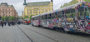 Loučení se šalinou K2 v Brně