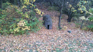 Bunkr pro jendoho muže, tzv. Einmannbunker