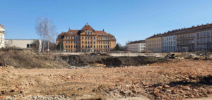 Demolice mezi ulicemi Veveří, Pekárenská a Kounicova