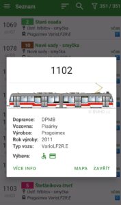 Aplikace iRIS pro vyhledávání spojení v Brně a na Jižní Moravě
