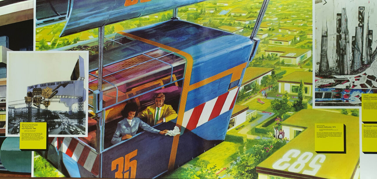 Futuristické představy veřejné dopravy kolem roku 2000