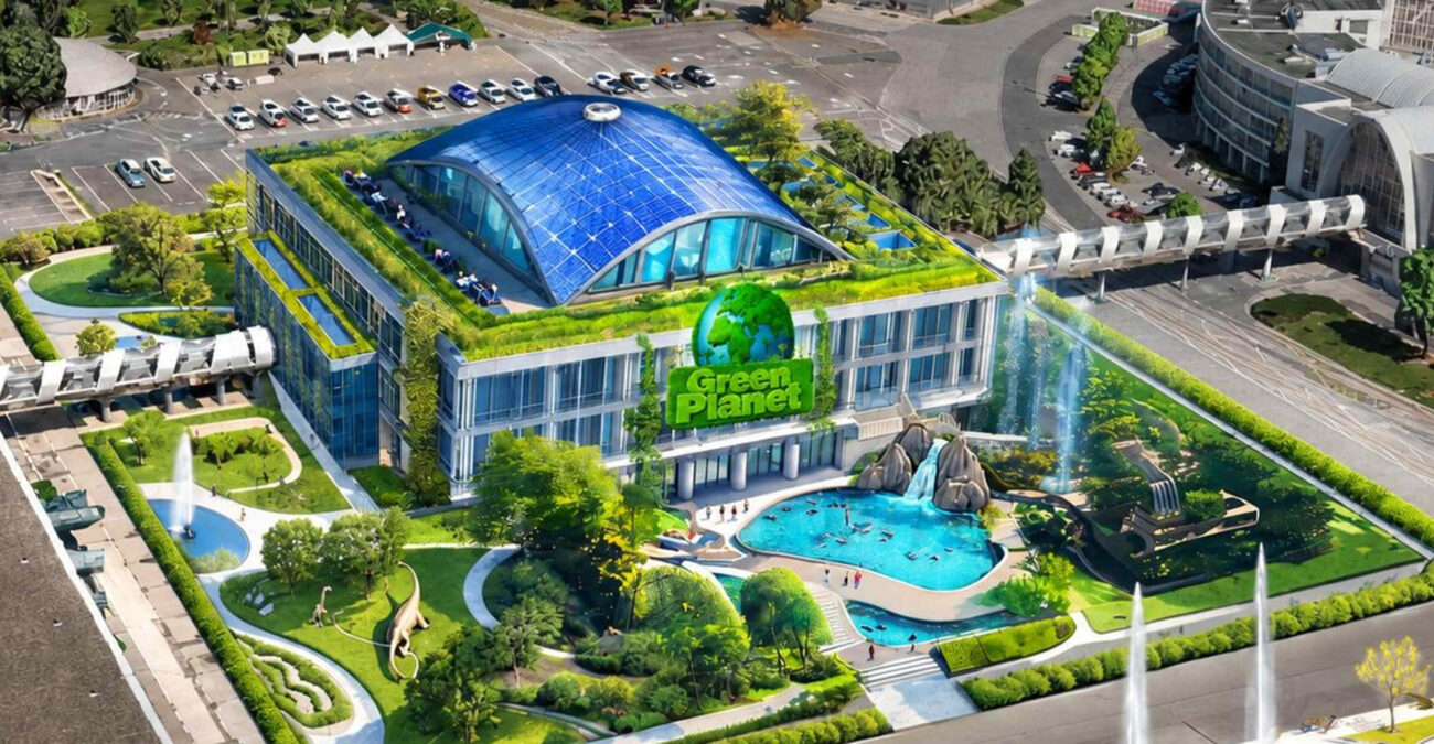 Green planet vizualizace pavilonu C 09-2026